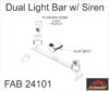1/24-1/25th Emergency Dual Light Bar with Siren 24101