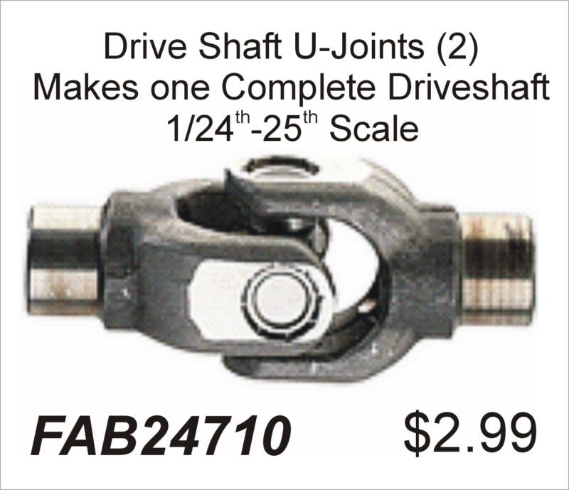 1/24th Drive Shaft Ujoints 24710 FAB Resinworks